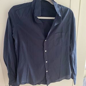 Frank and Eileen ‘Barry’ in Navy tissue cotton Size Small, runs small.